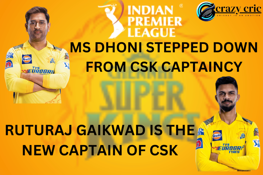 Ruturaj Gaikwad New Captain of CSK